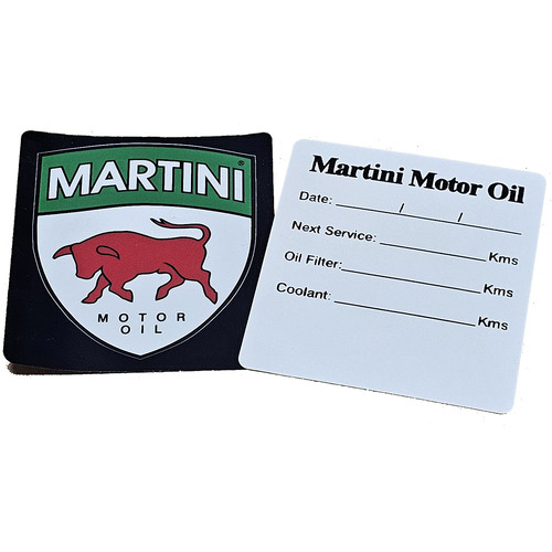 Martini Racing Service Sticker
